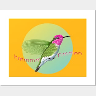 Hummingbird Humming Posters and Art